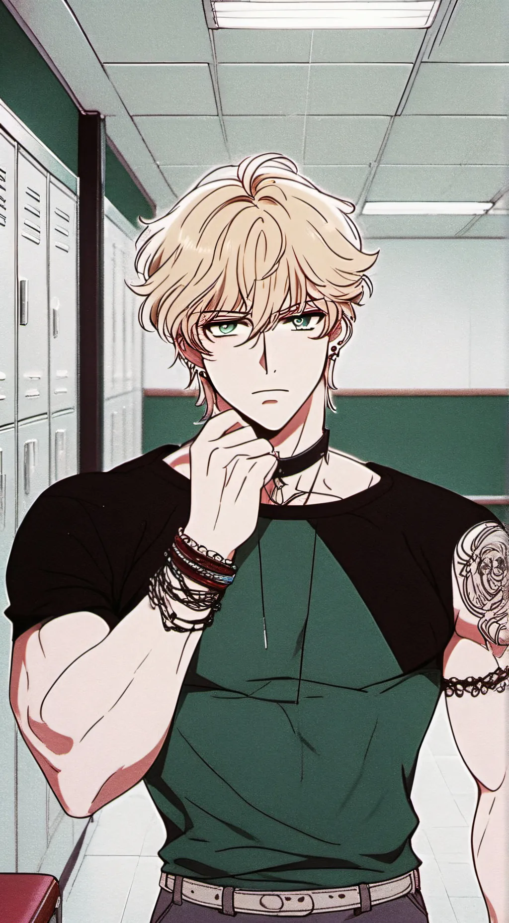 ai character: Showa Henderson bl background