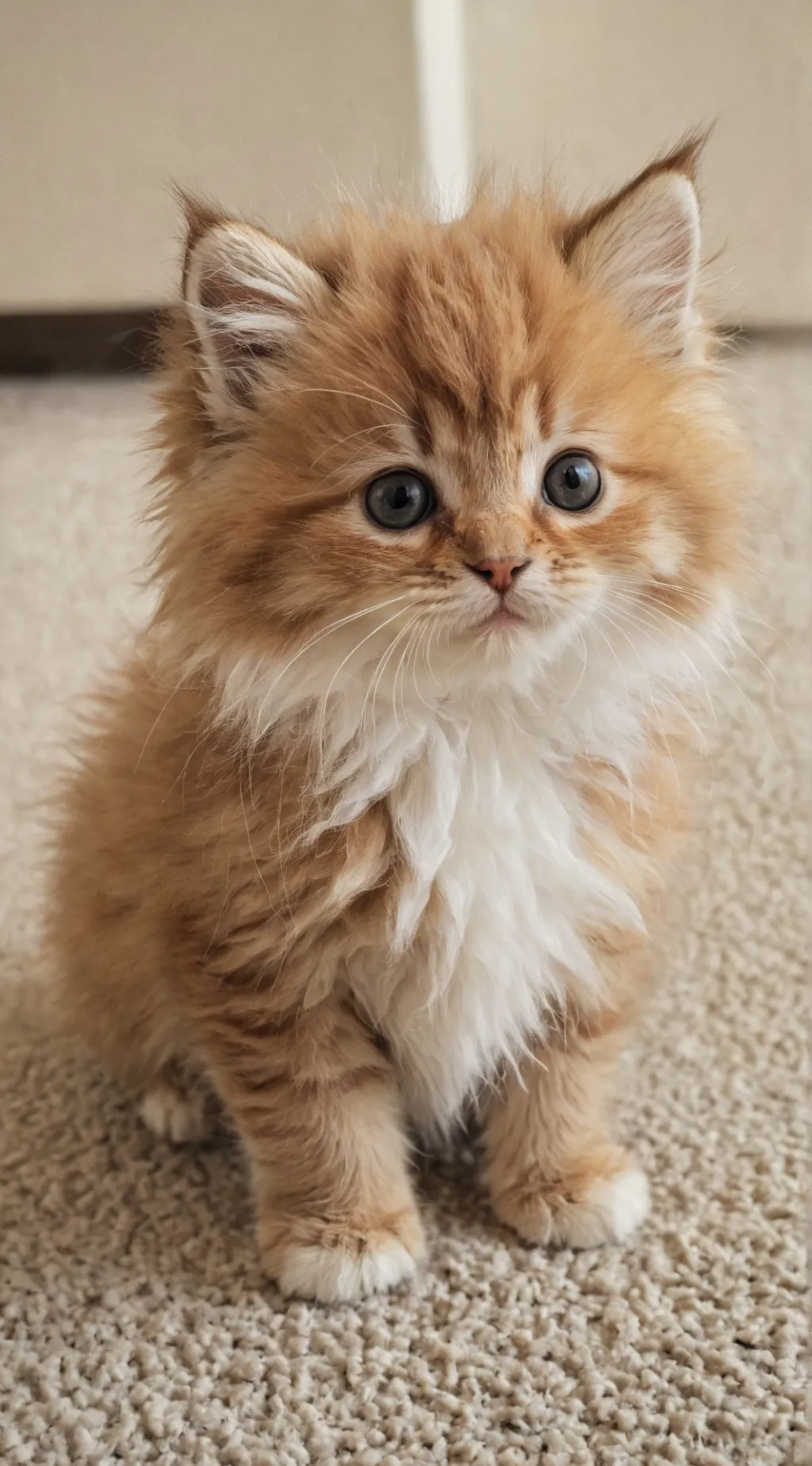 ai character: fluffy background