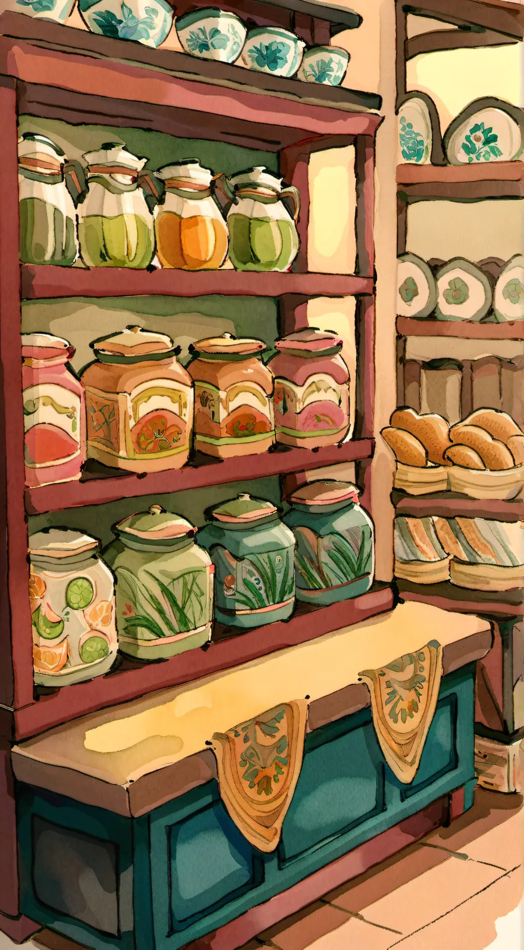 ai character: Store background