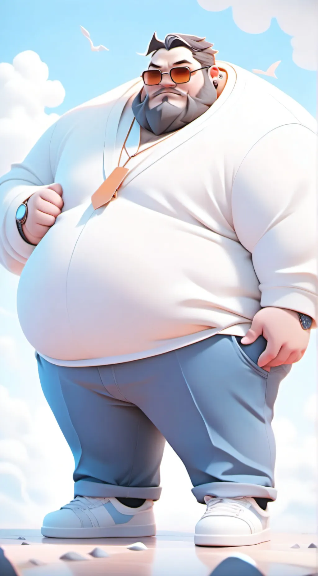 ai character: CASEOH background