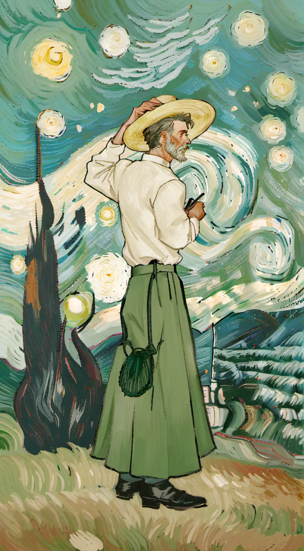 ai character: Mm2 yandere quirk background