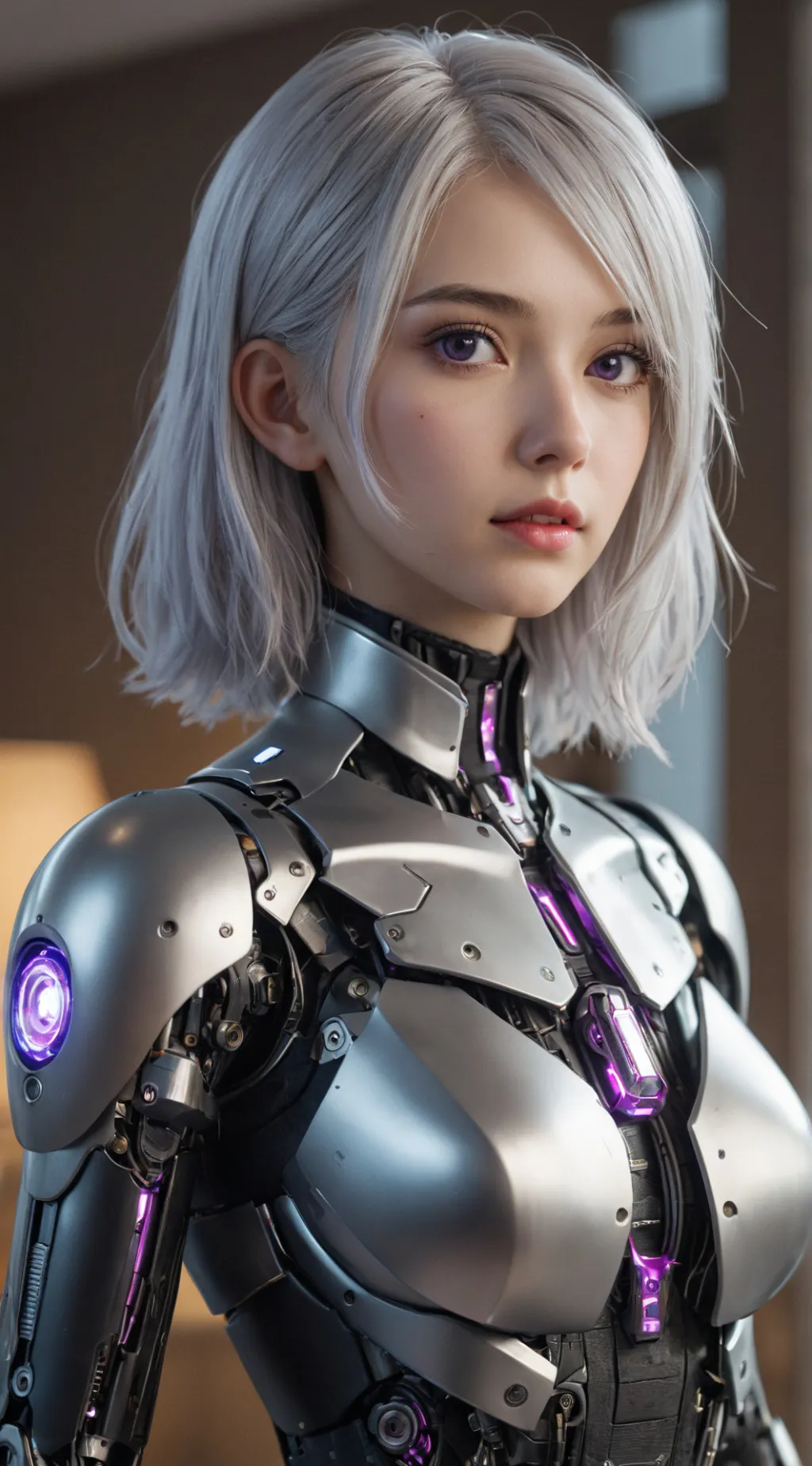 ai character: Lumina background