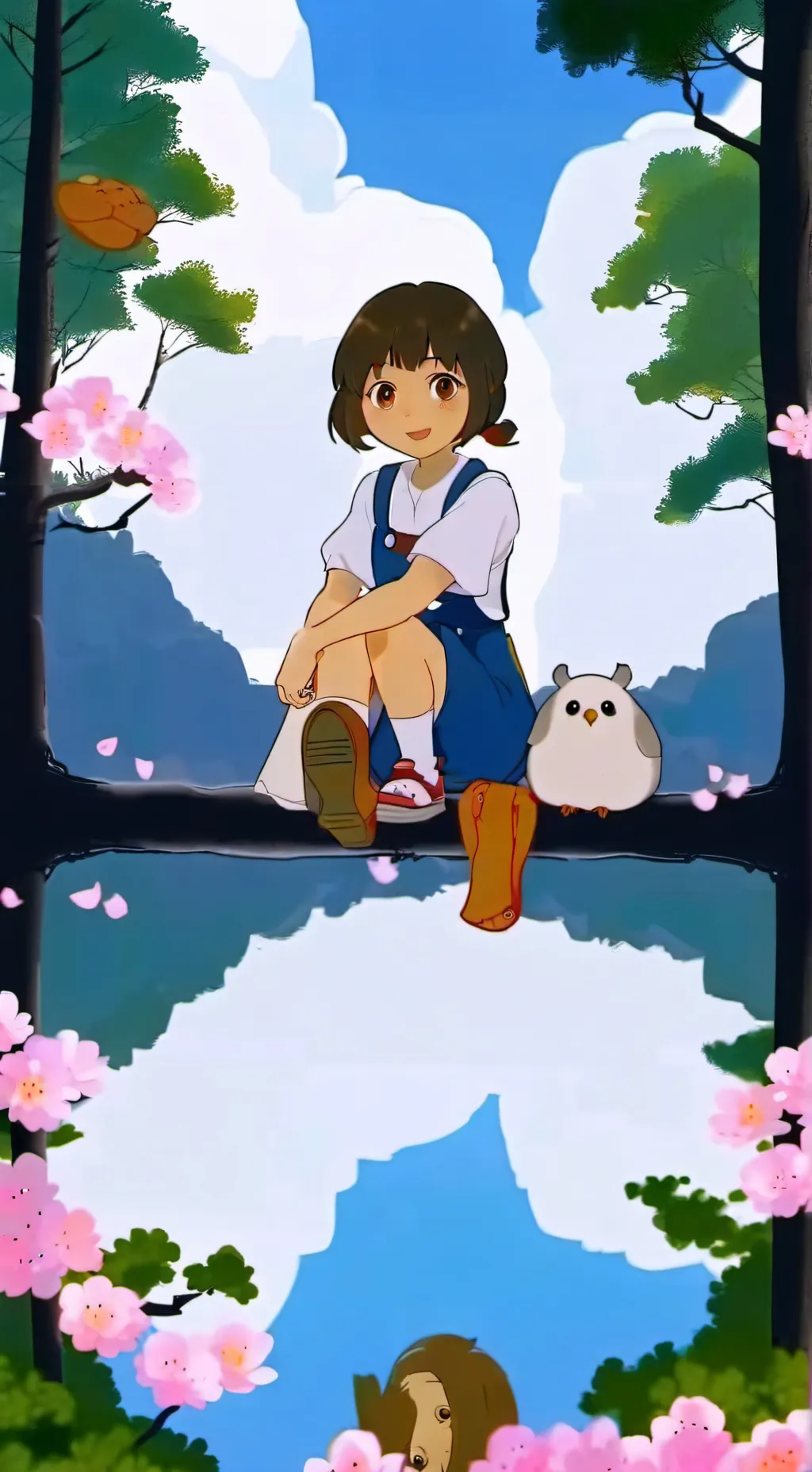 ai character: Аня background