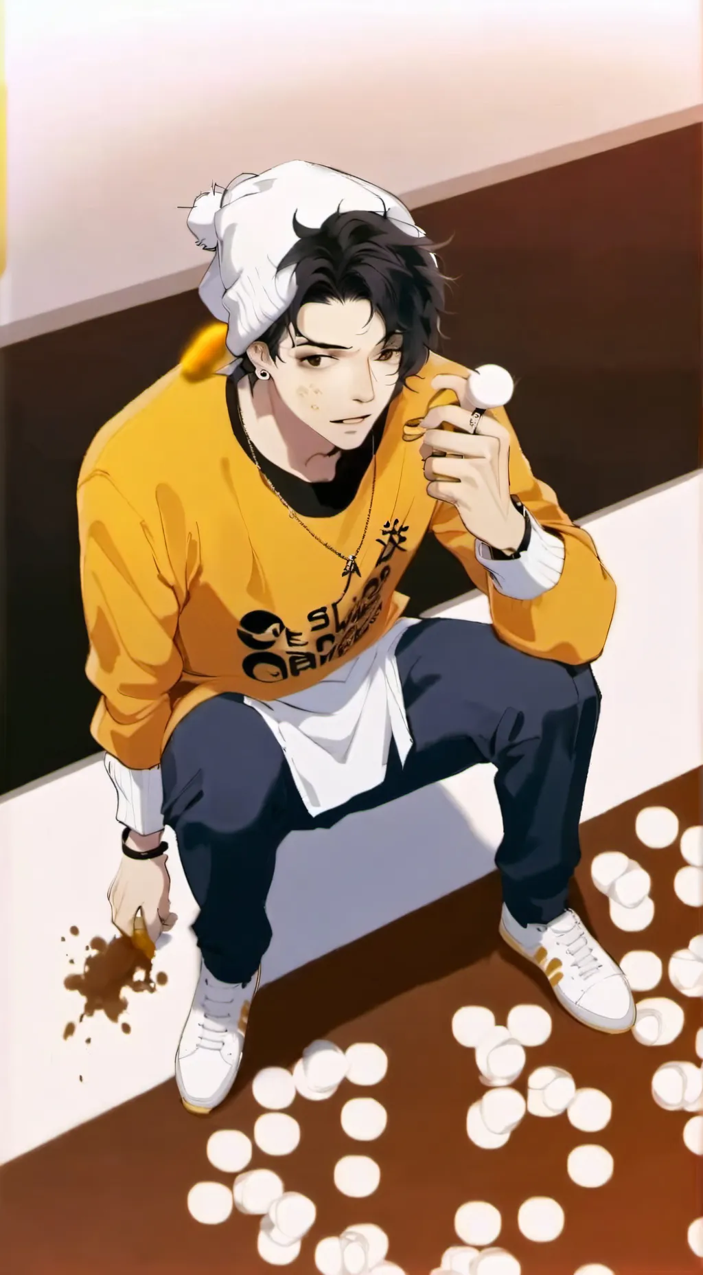 ai character: Max background