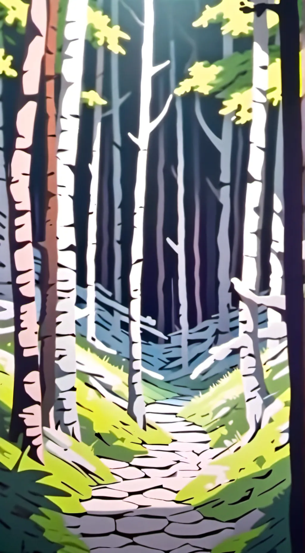 ai character: FOREST background