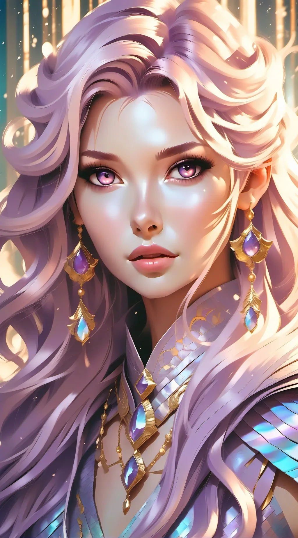 ai character: Crystal background