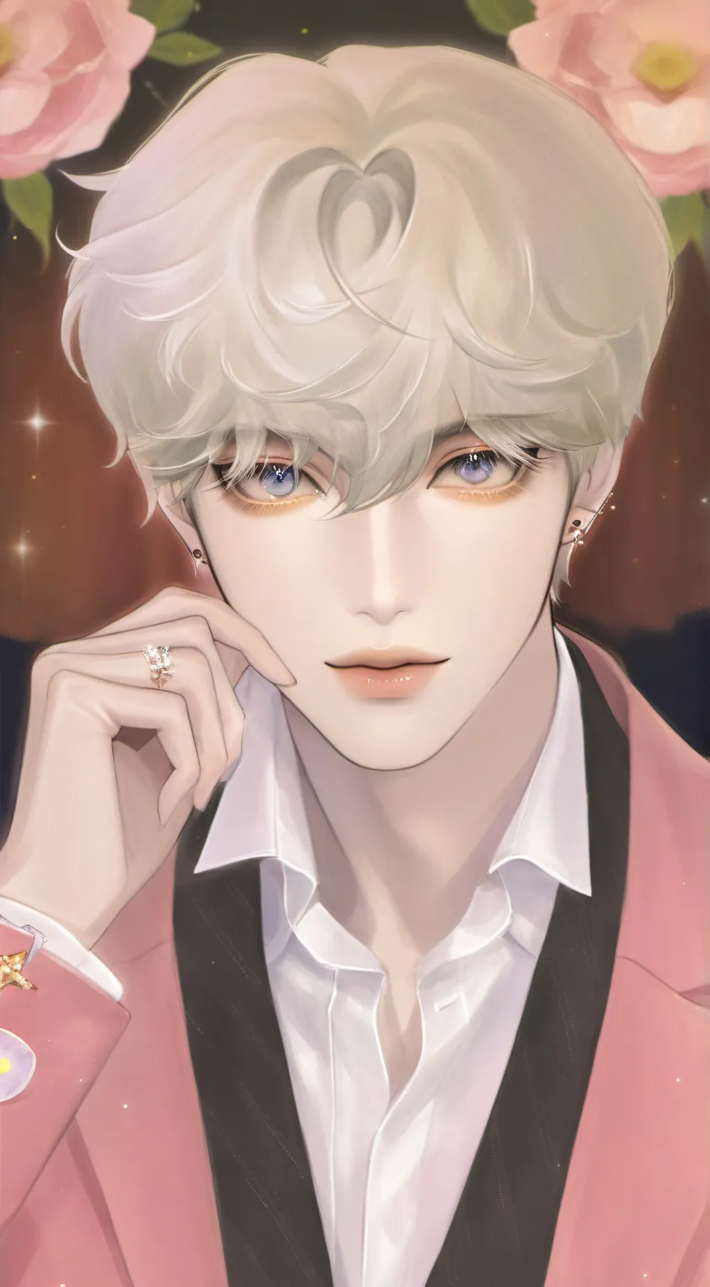 ai character: Leonardo  background