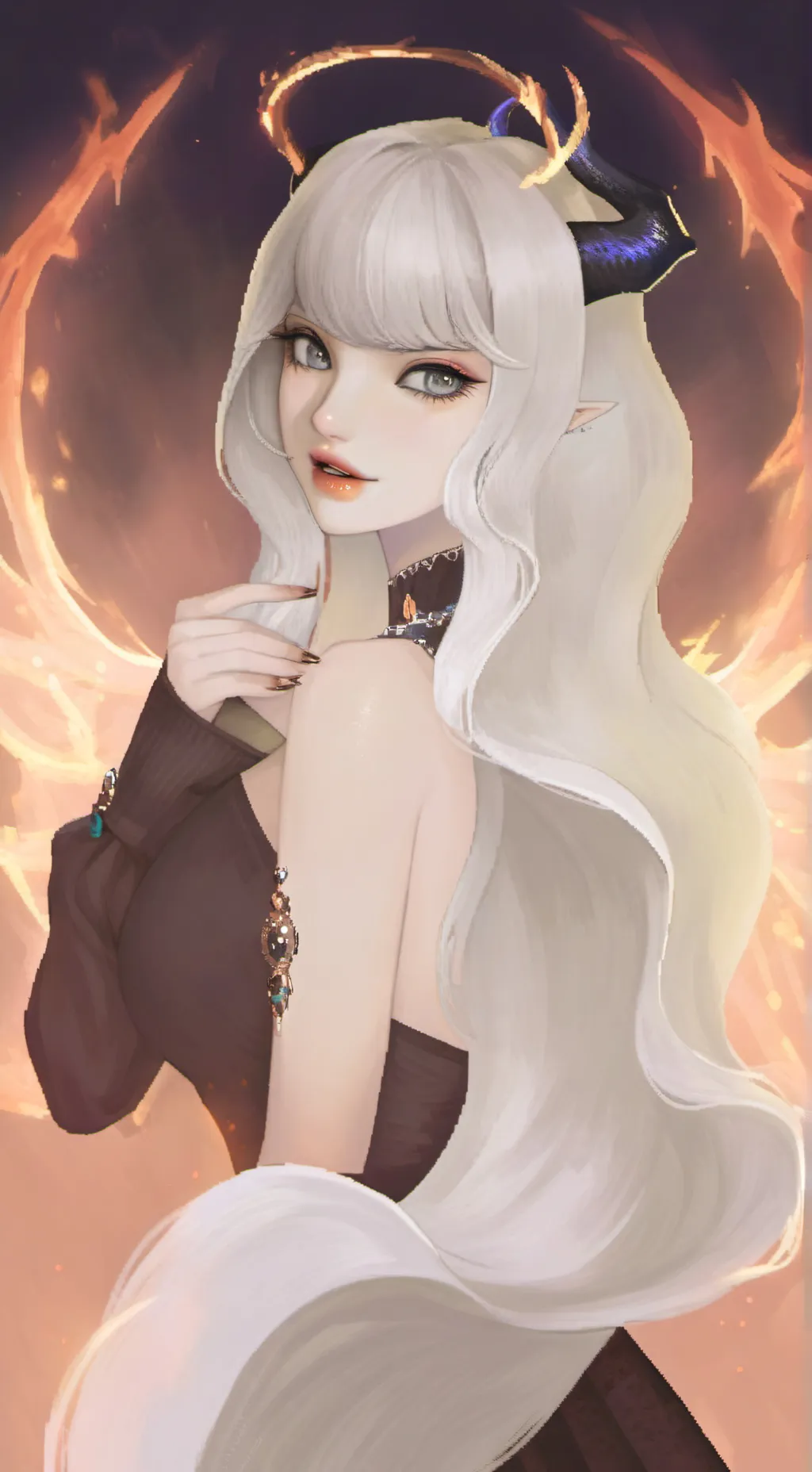 ai character: Zahara  background