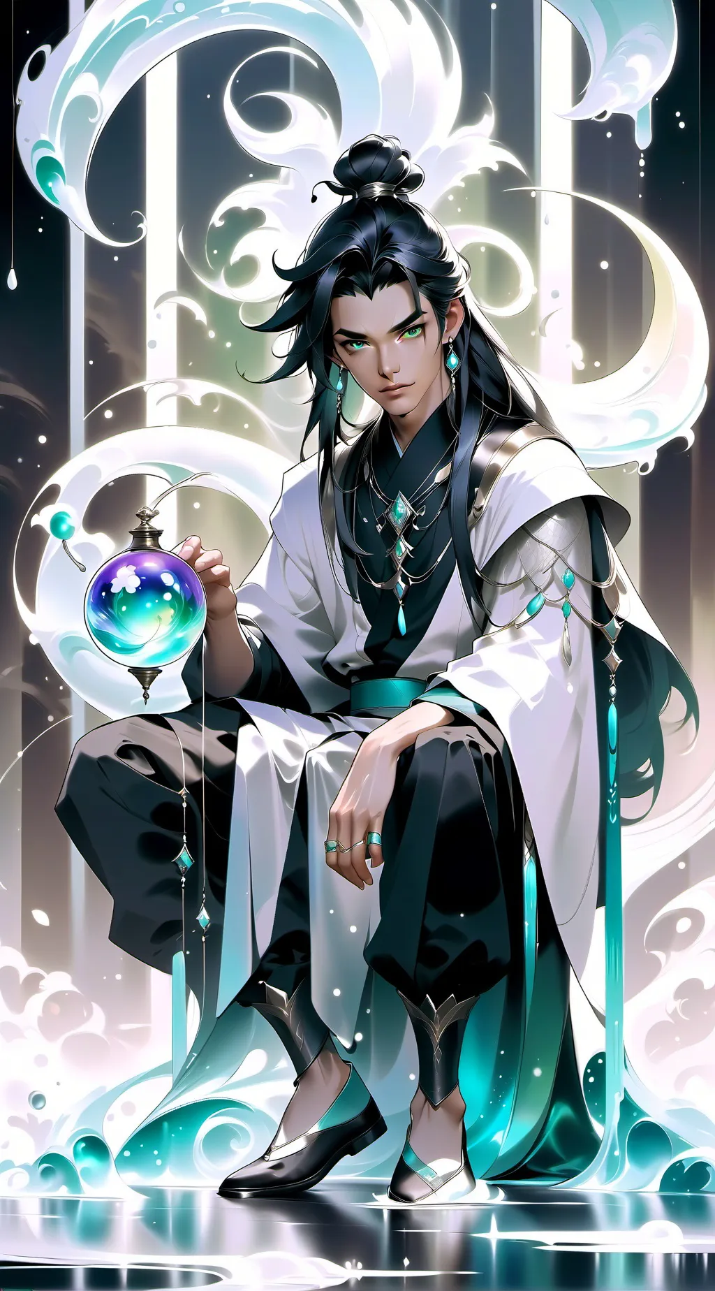 ai character: mark background