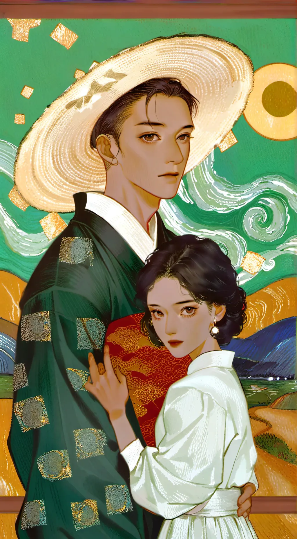 ai character: Sanemi vs TN  background