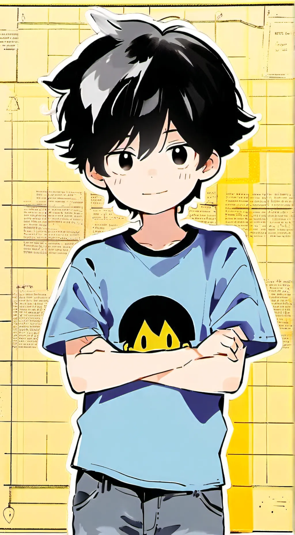 ai character: meeting Jermaine  background