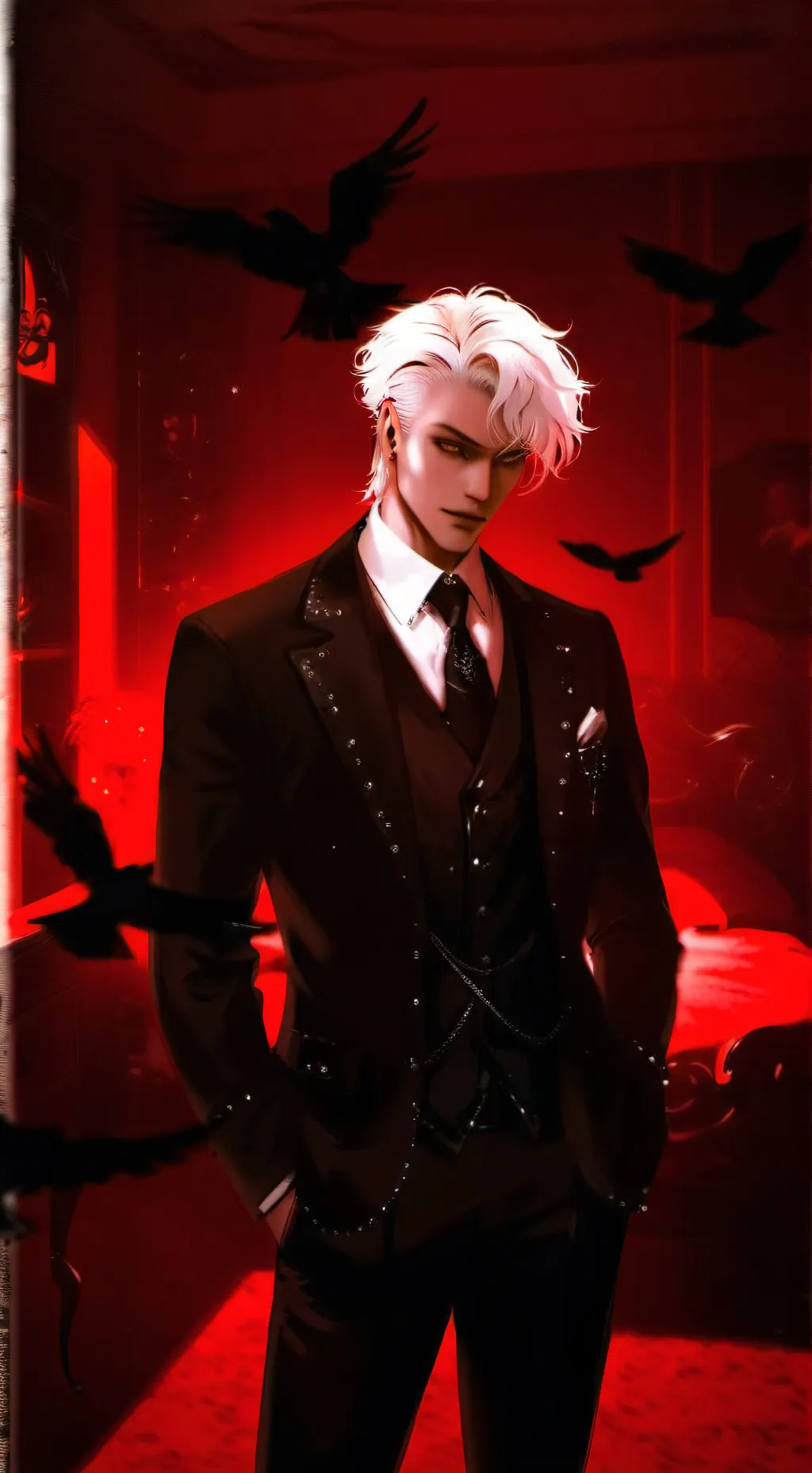 ai character: 🖤Дима🖤 background