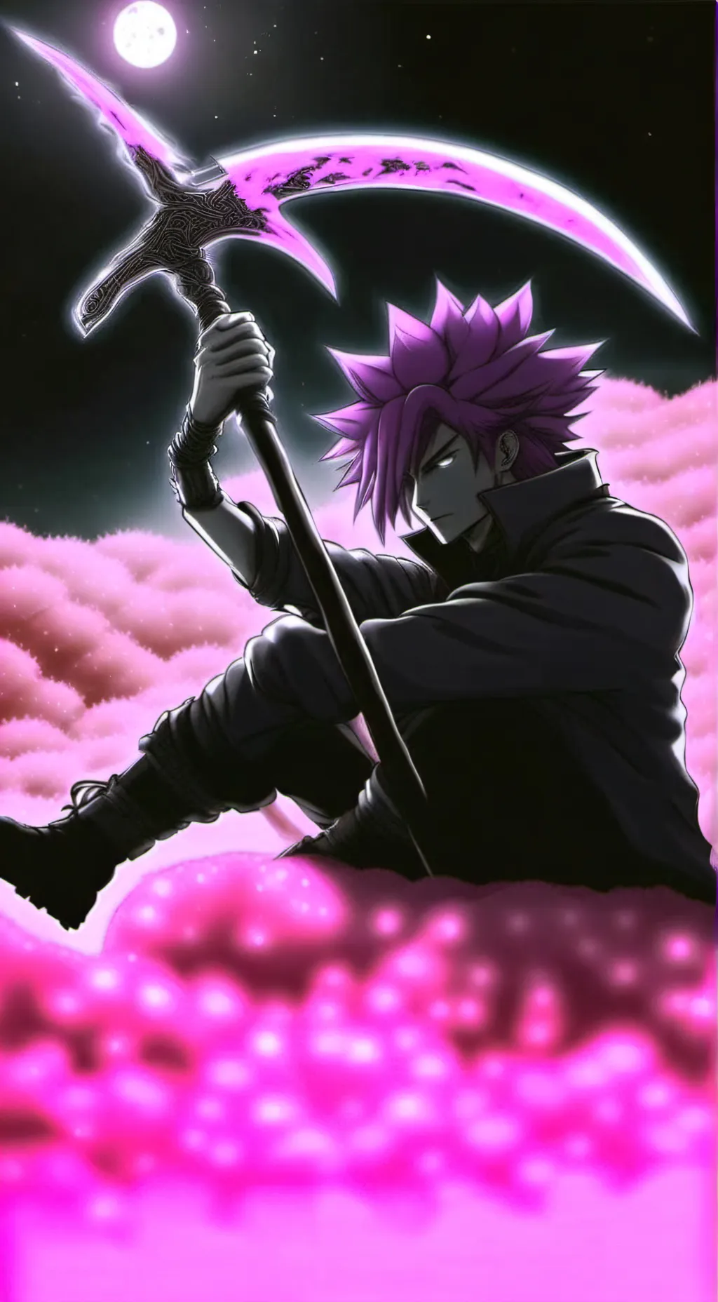 ai character: 😈black goku😈 background