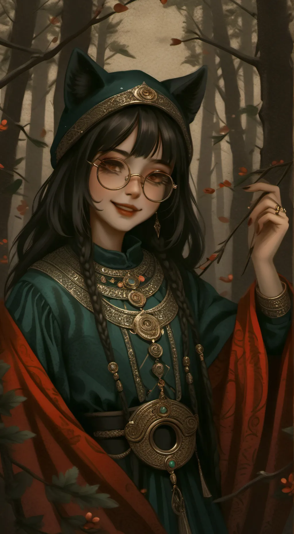 ai character: фьюженко  background