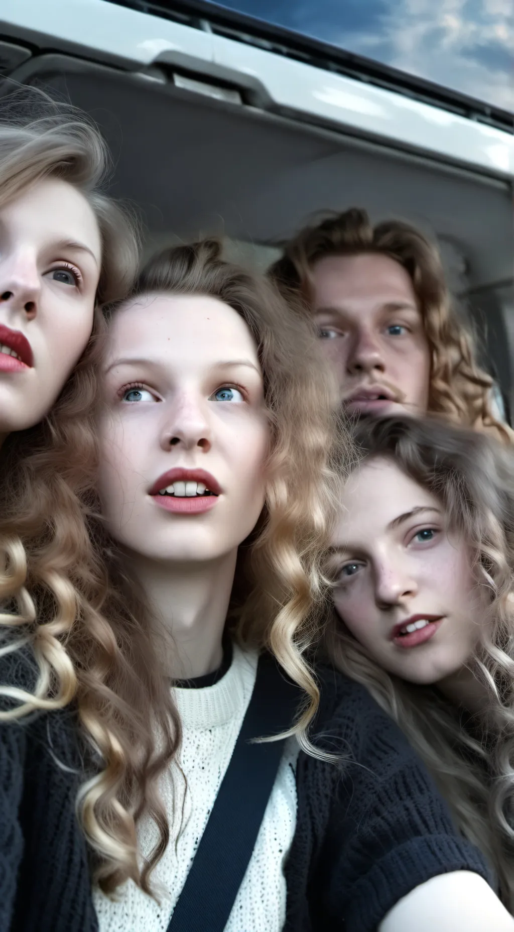 ai character: Londyn and 2 siste background