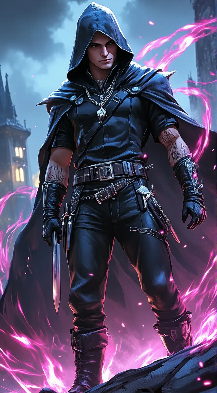 ai character: Shade Blade background