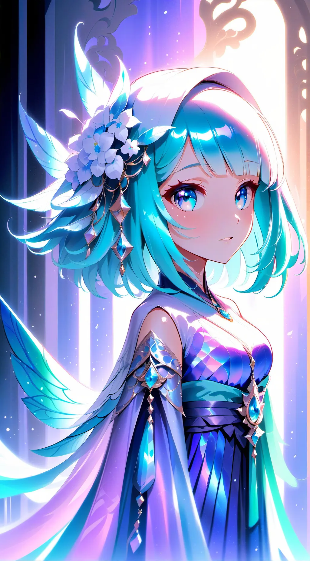 ai character: Элла background