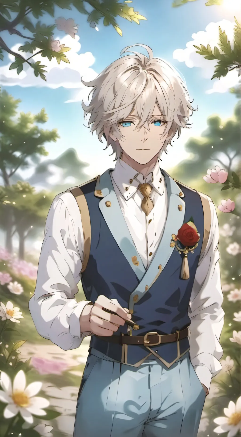 ai character: Shiro Tamaki background