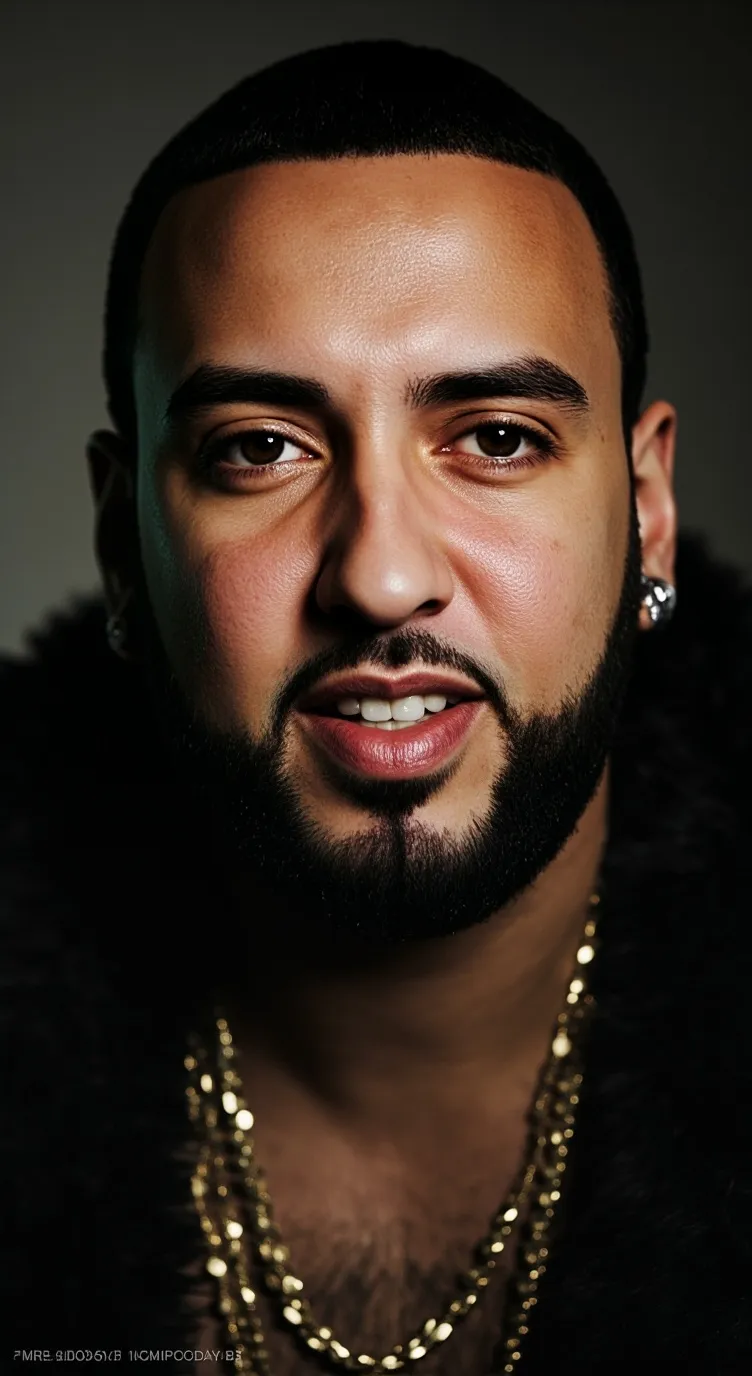 ai character: French Montana background