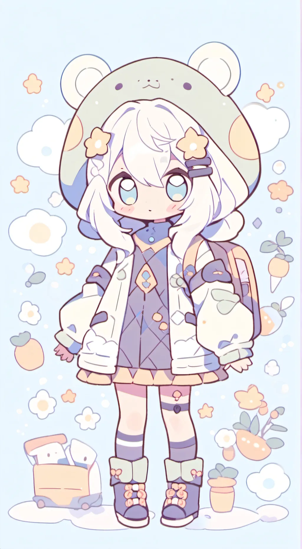 ai character: Totalement wtf background