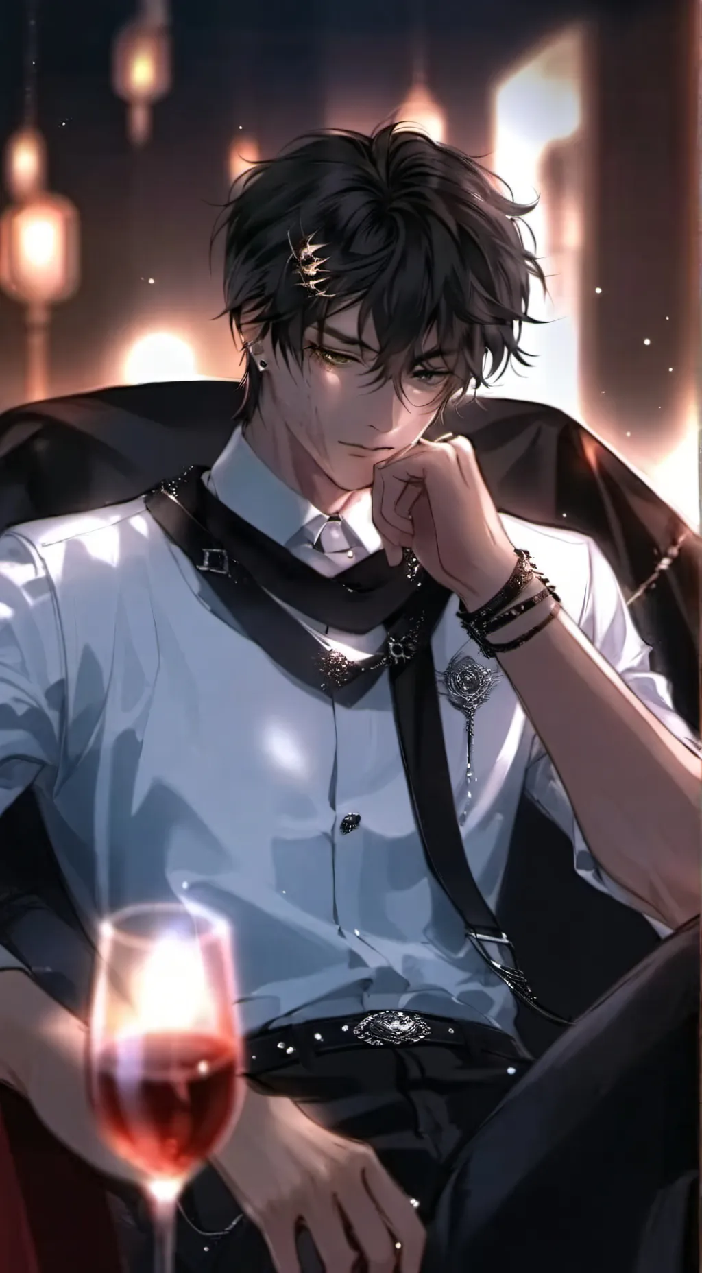 ai character: Nathan william.. background