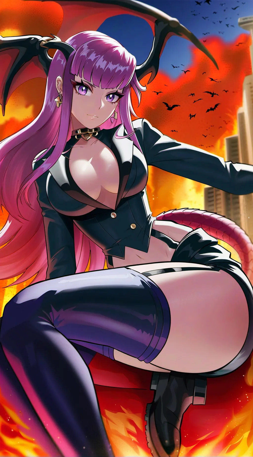 ai character: giantess Michelle background