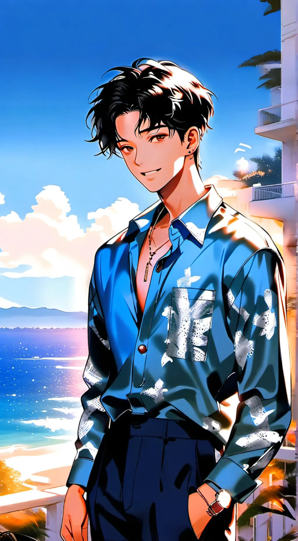 ai character: andrew background