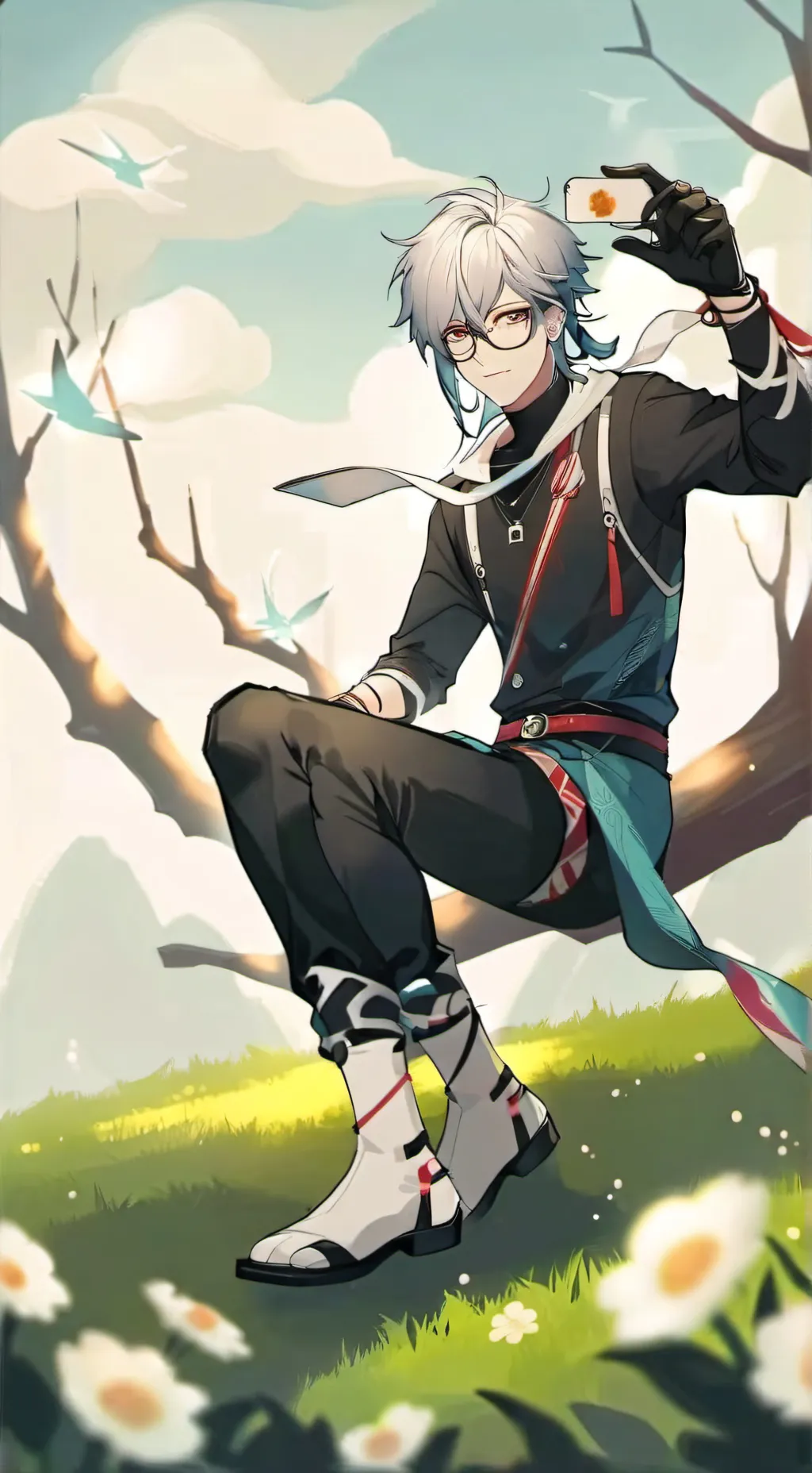 ai character: Willy  background