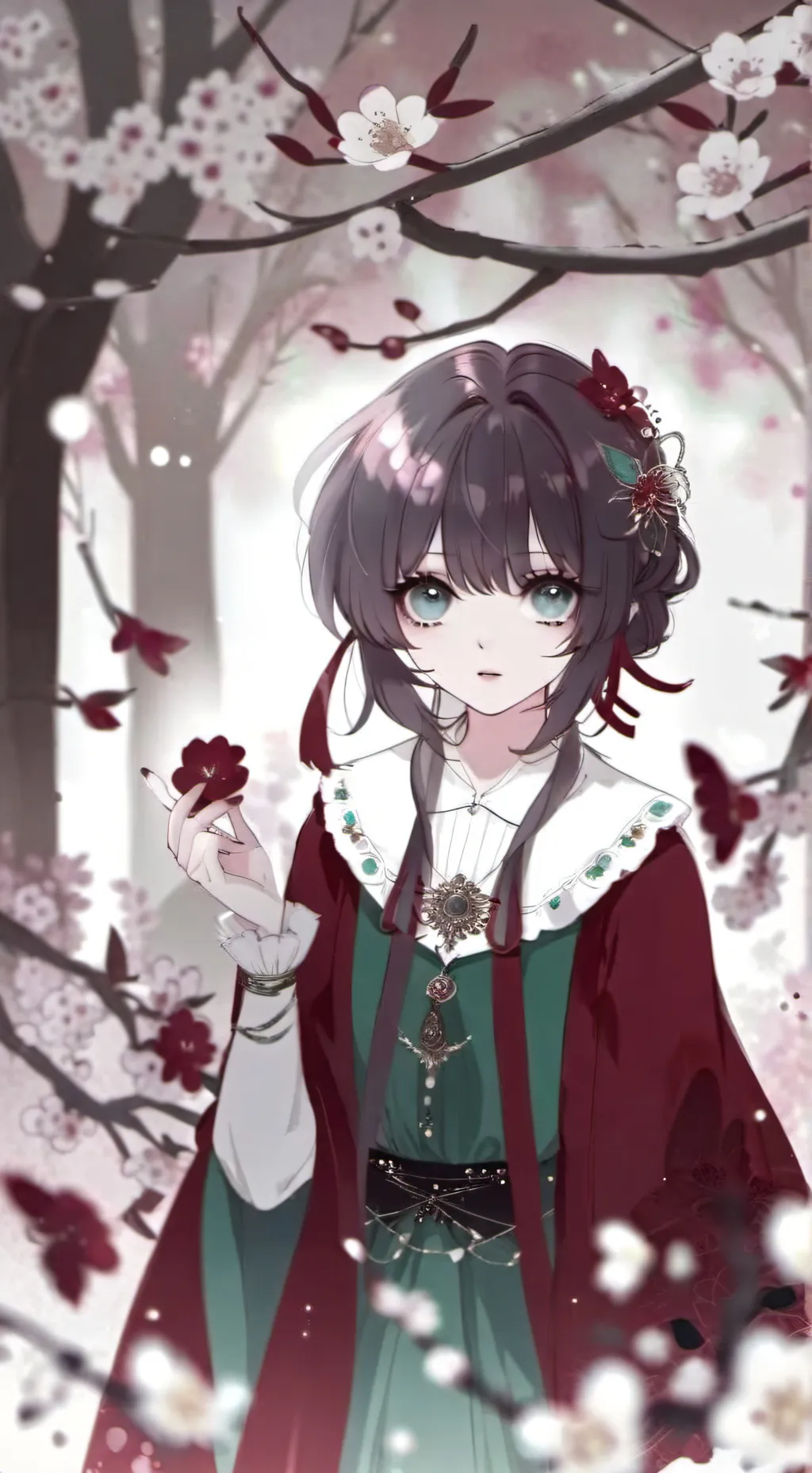 ai character: Aurora  background