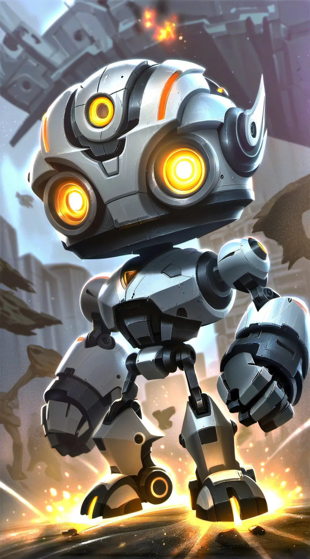 ai character: robot background