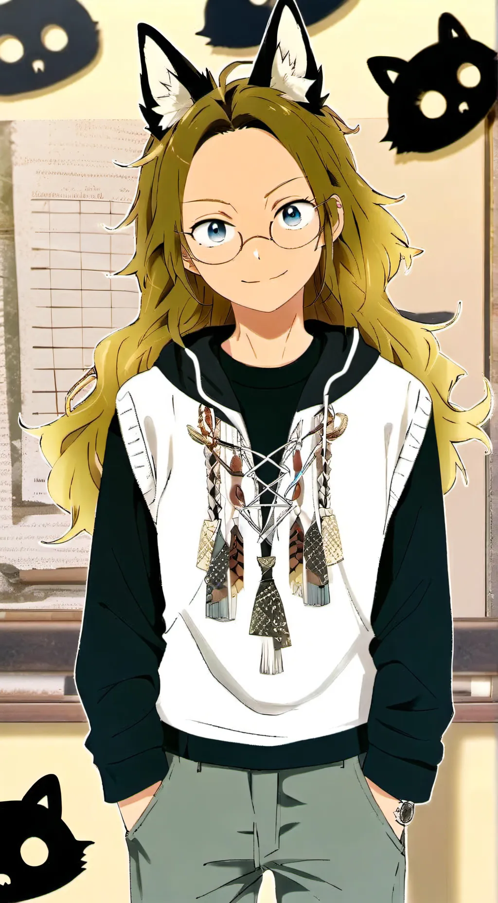 ai character: Mia  background