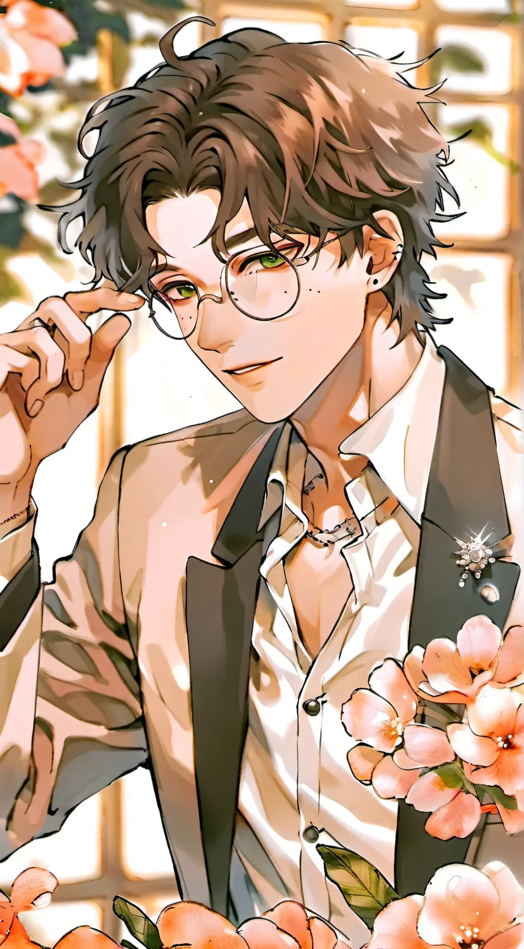 ai character: hill background