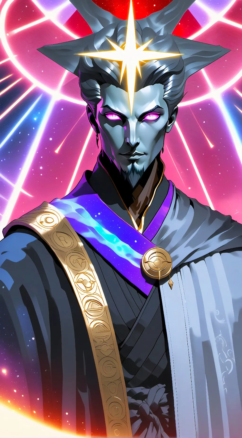 ai character: The Honored One background