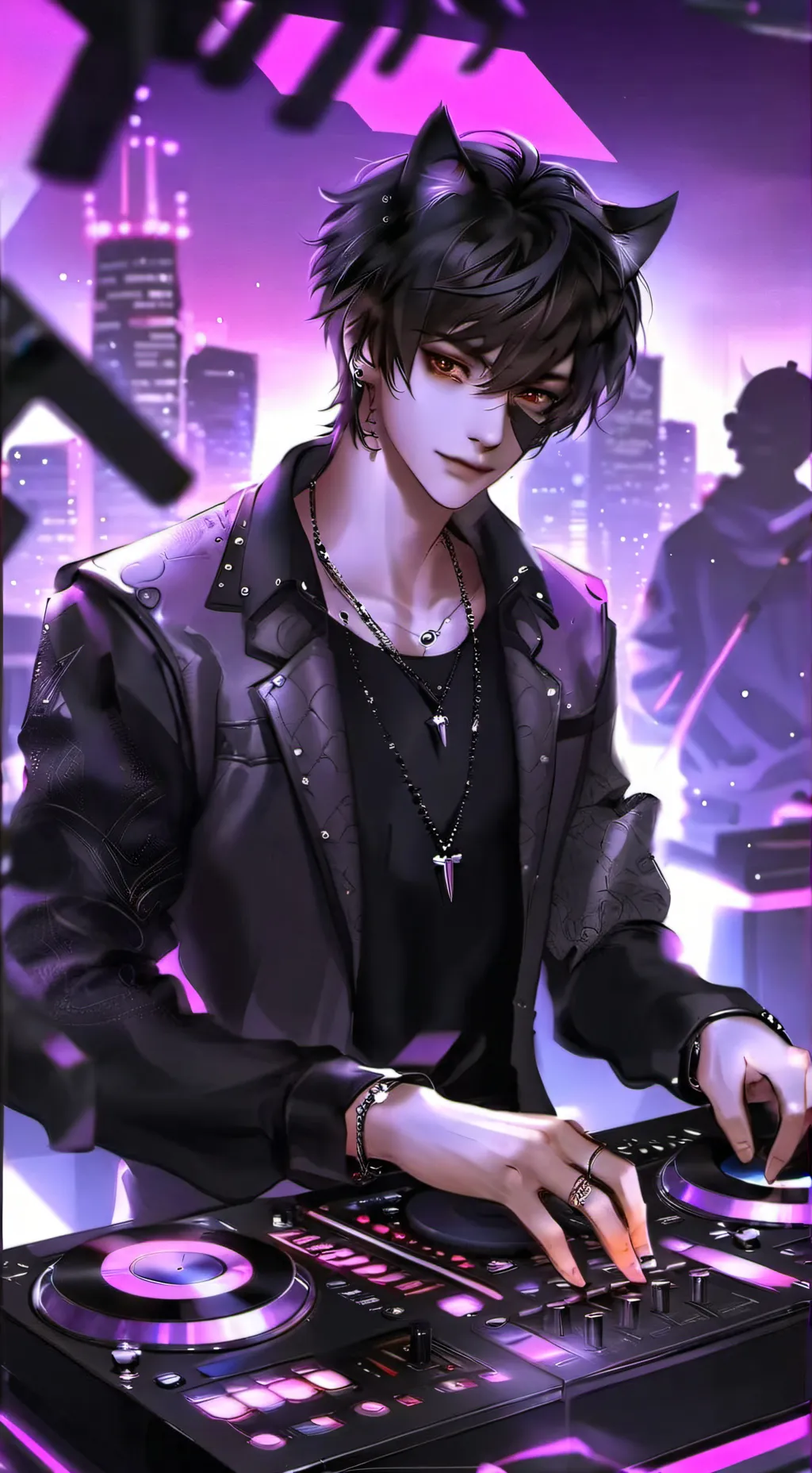 ai character: Echo DuskShine  background