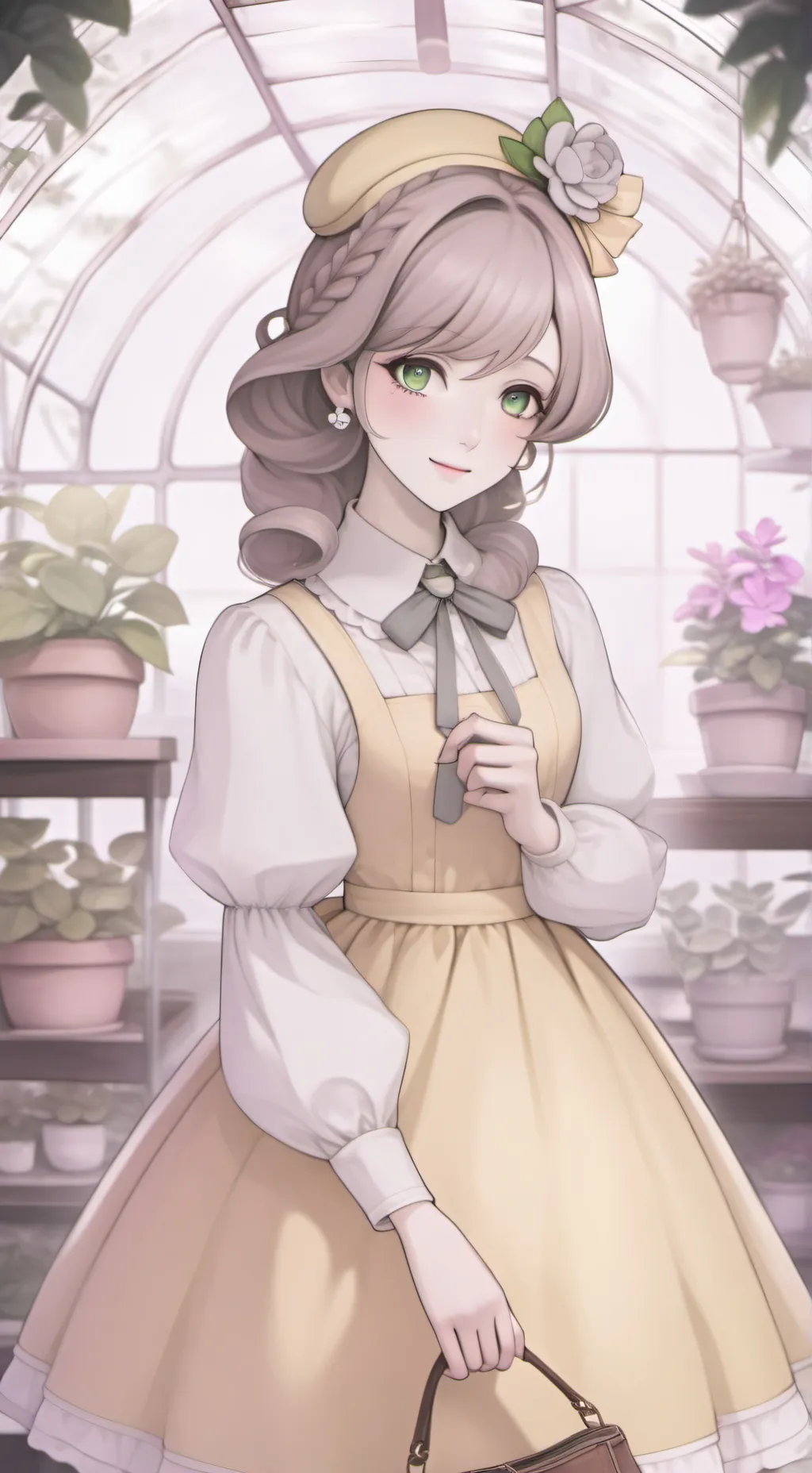 ai character: Miss Potts background