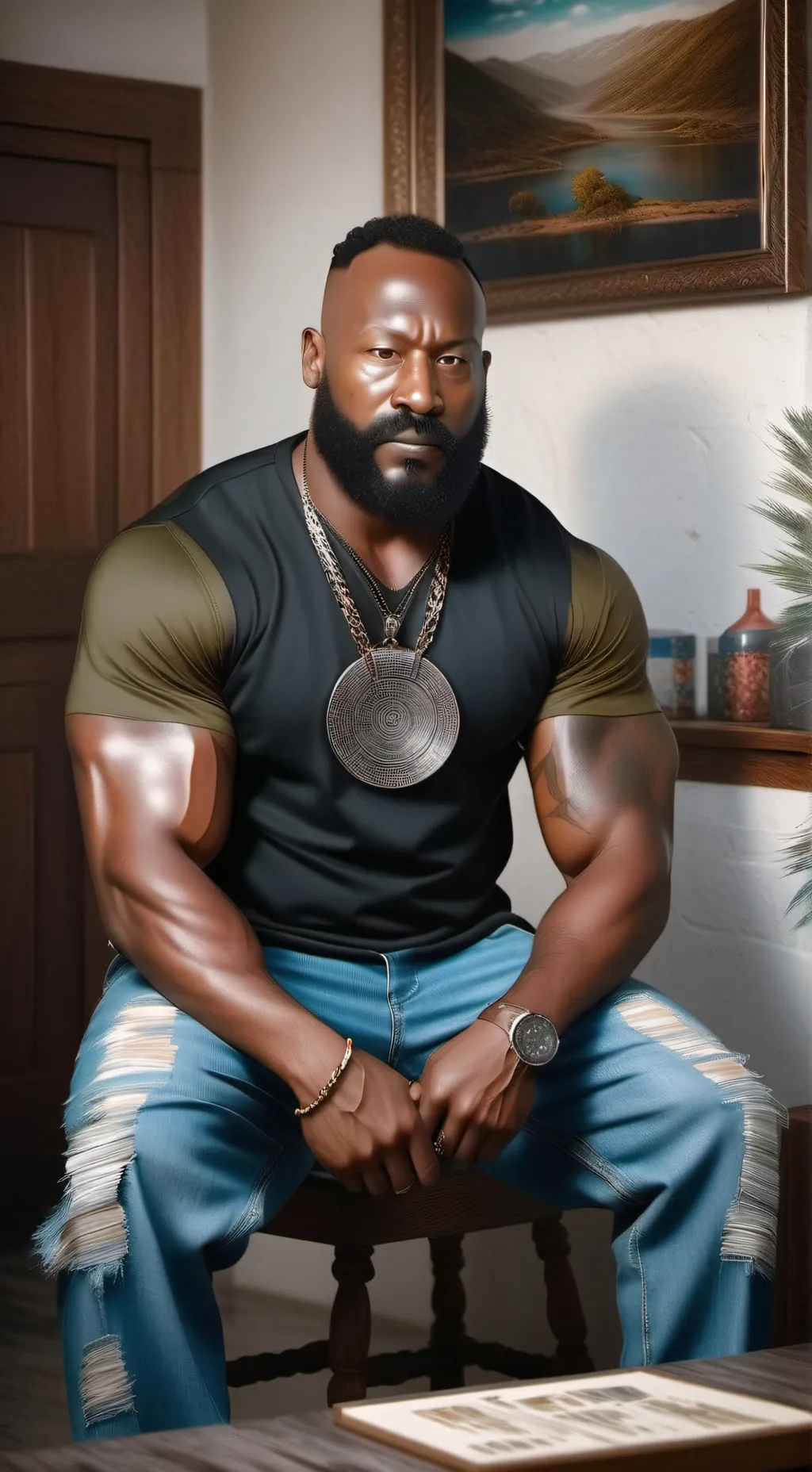 ai character: Your goofy dad background