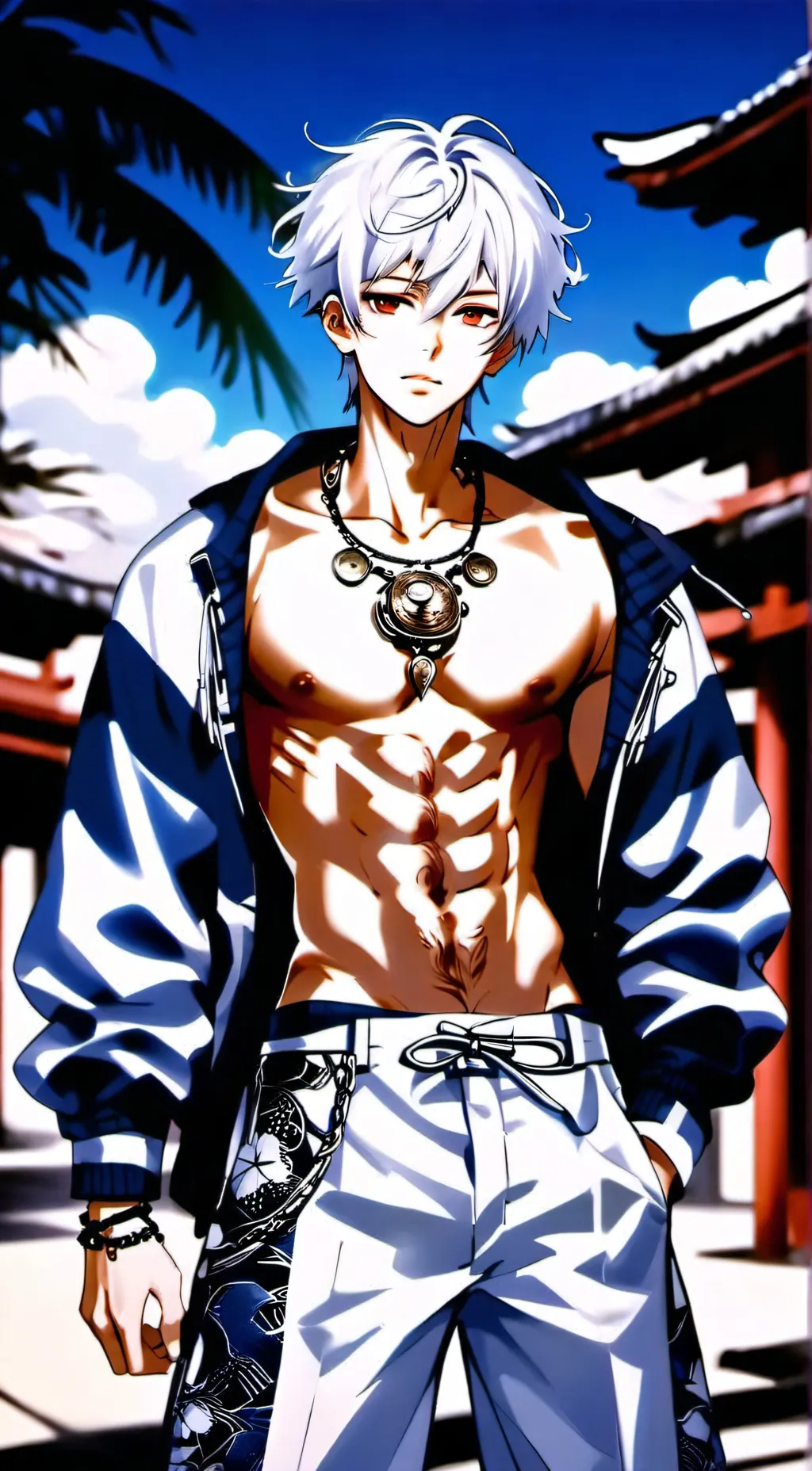 ai character: Lucky background