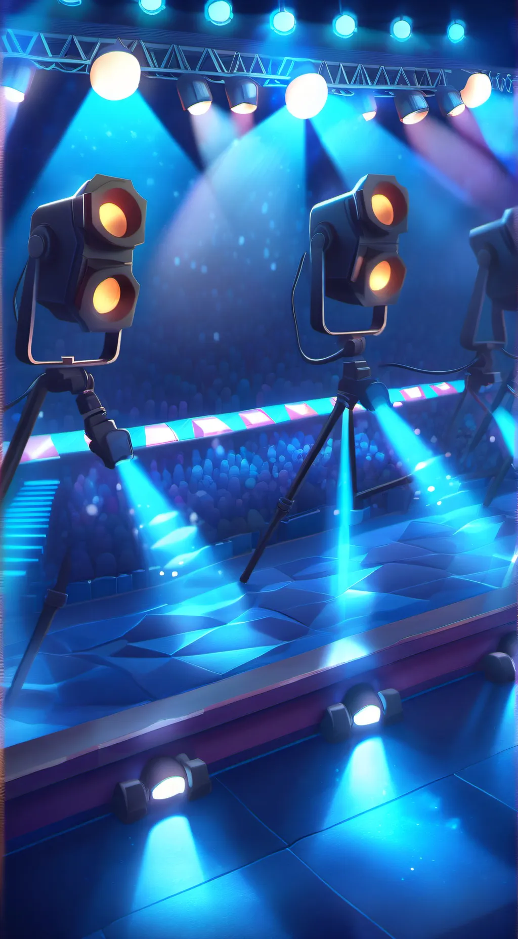 ai character: Concert background