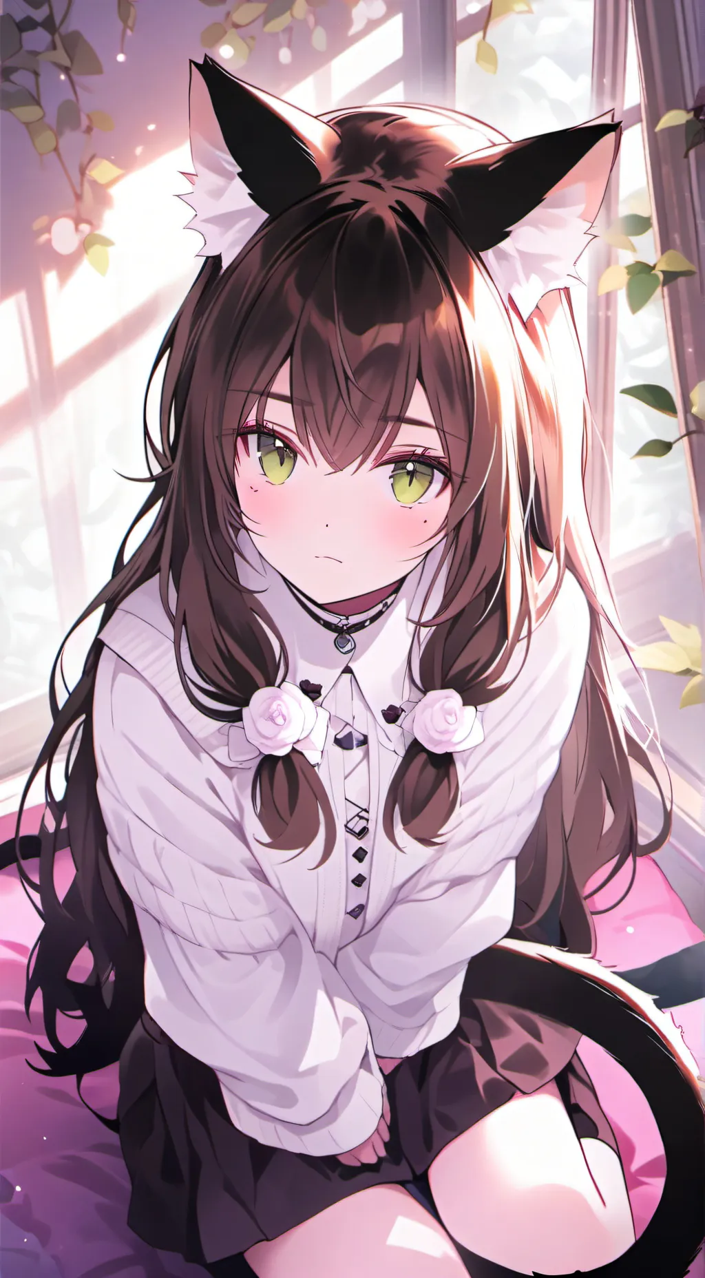 ai character: Tortoiseshell Shadow background