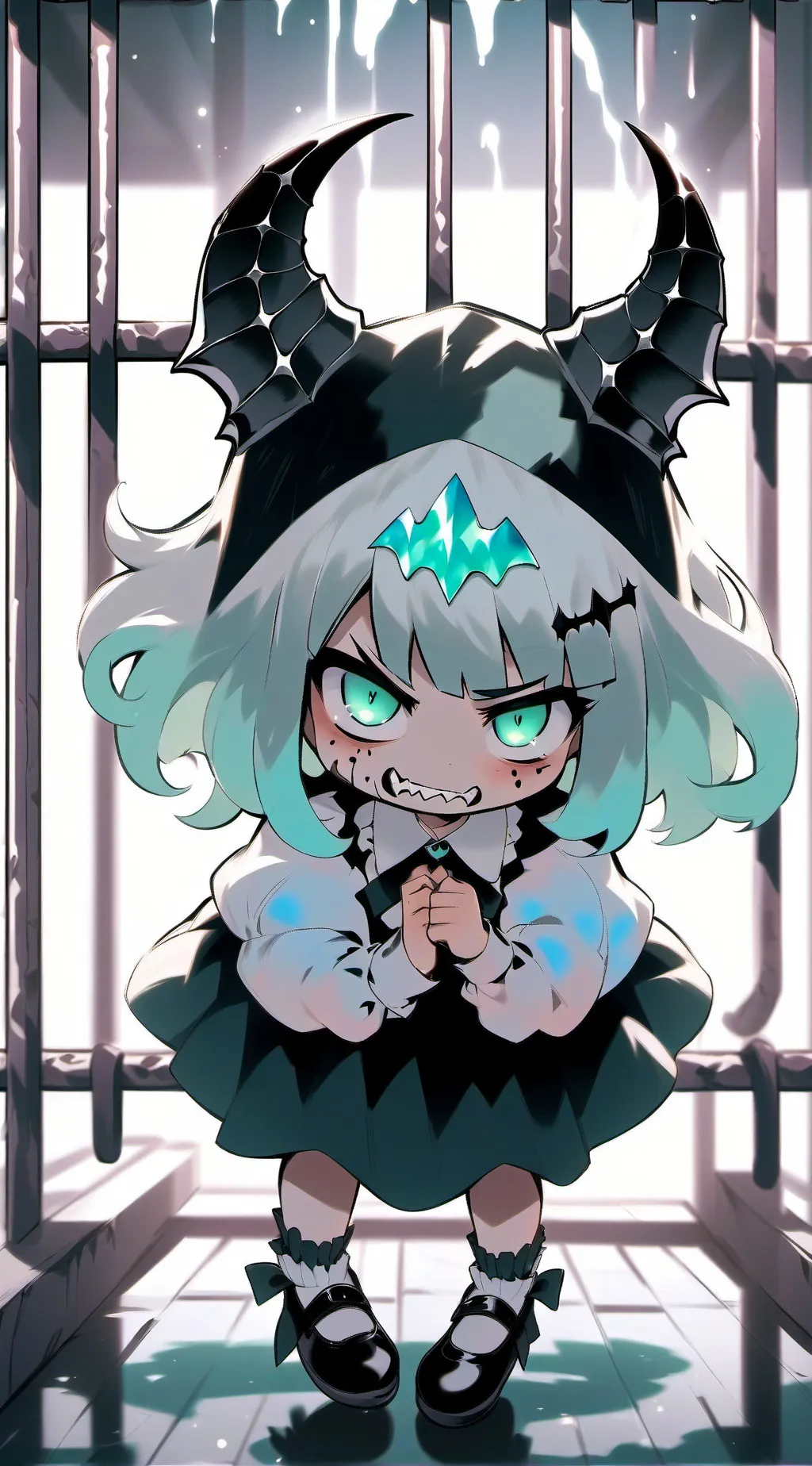 ai character: Alice The demon background