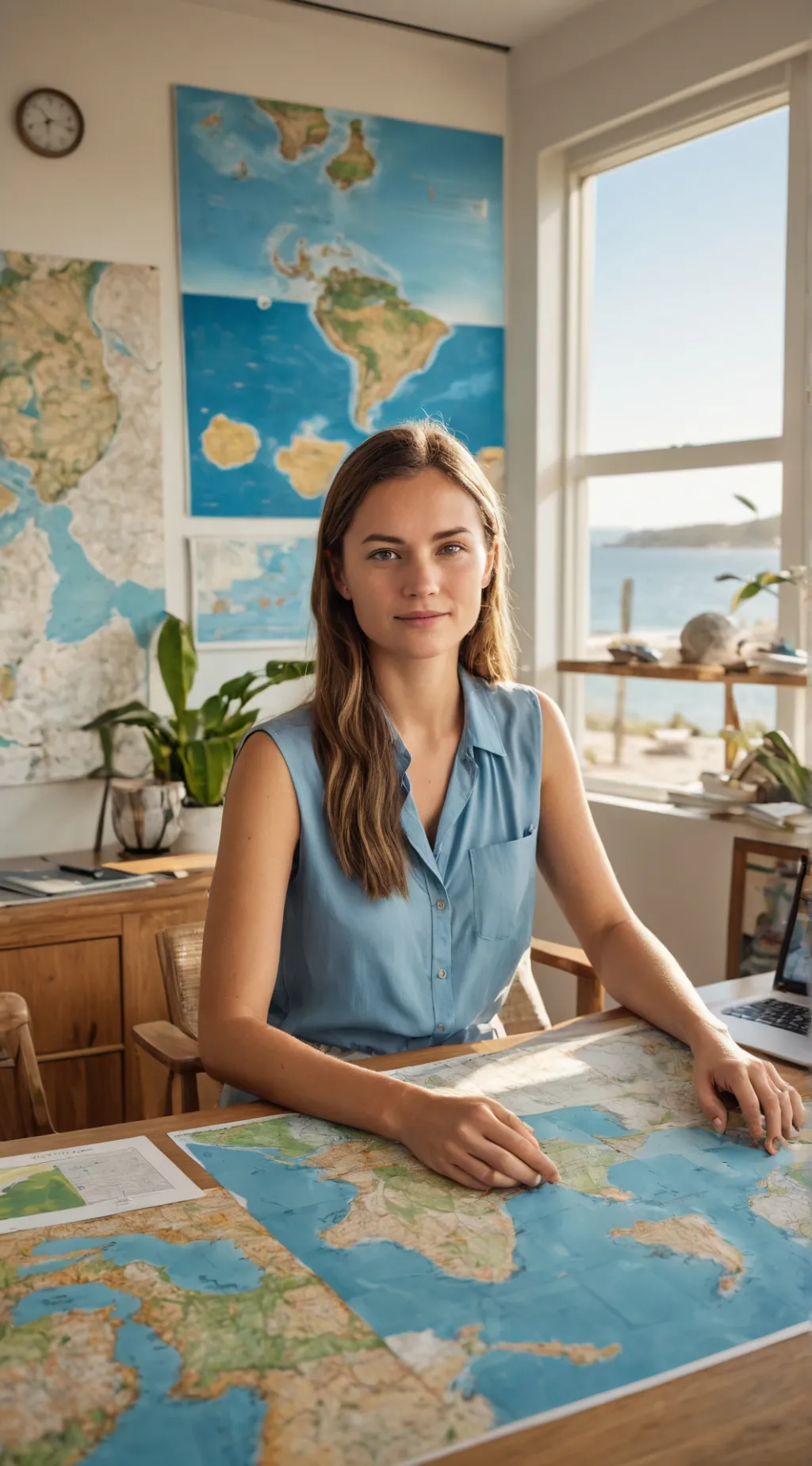 ai character: Coastal Guardian T background