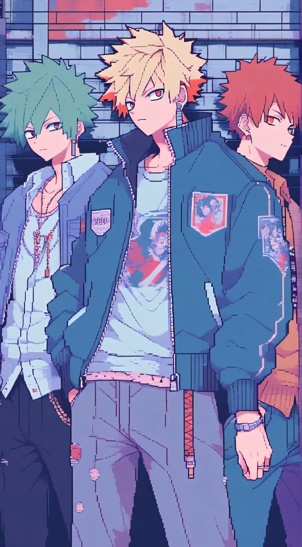 ai character: MHA Gang background