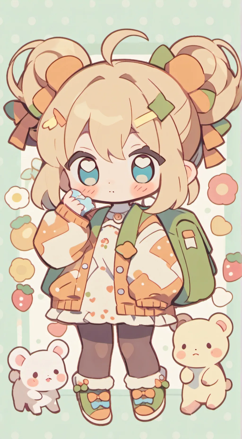 ai character: Baby Amy background