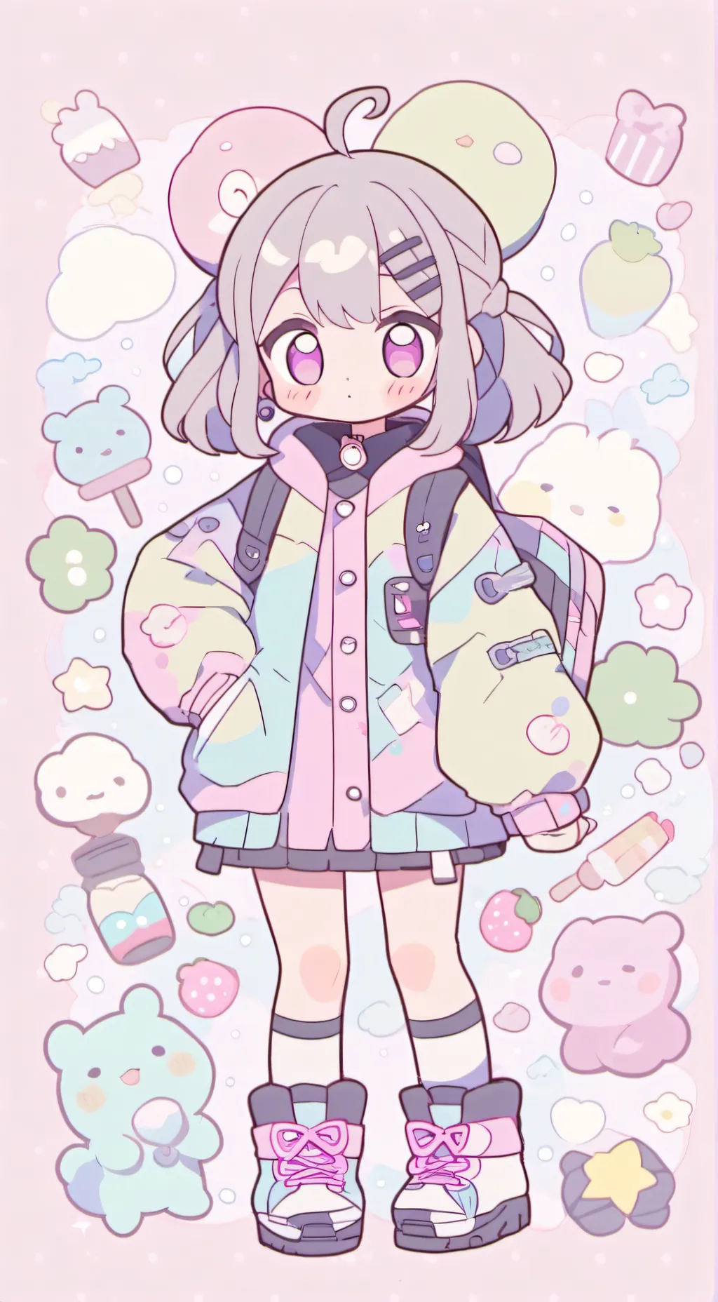 ai character: victoria  background