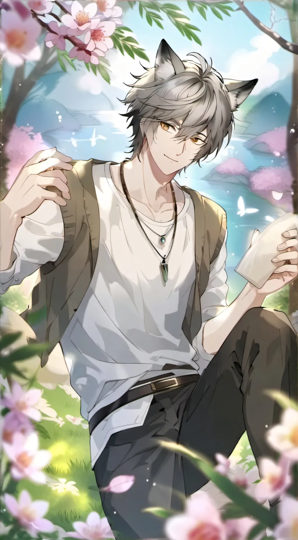 ai character: Jake (Wolf hybrid) background