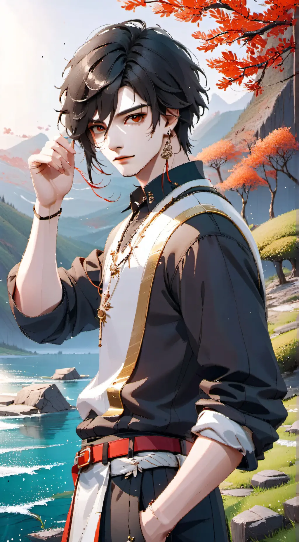 ai character: ♡♧Leo♡◇ background