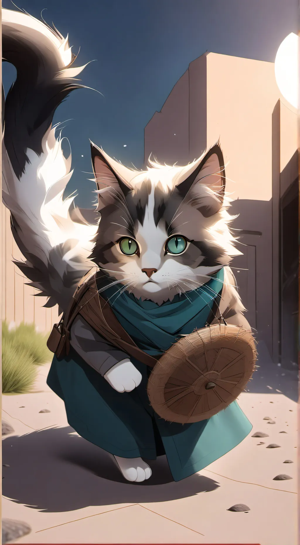 ai character: Oiia cat (Ethel) background
