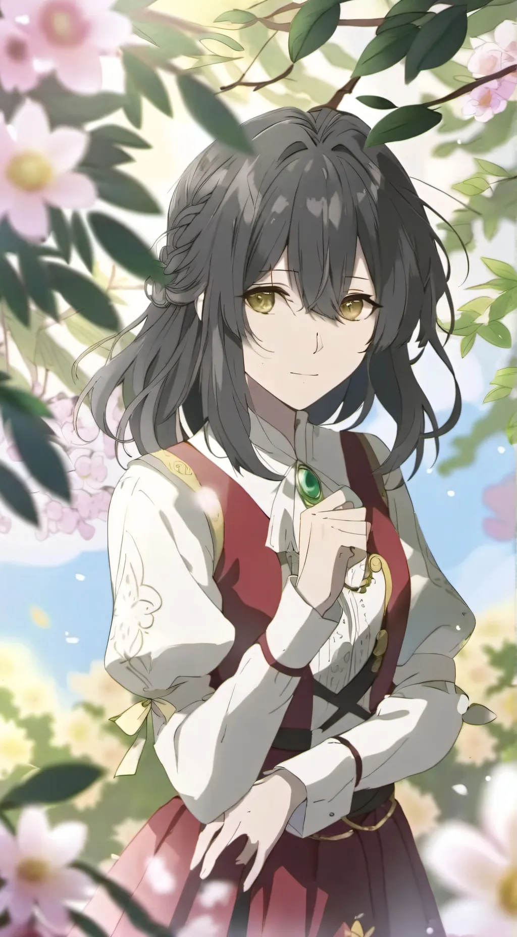 ai character: Mitake background