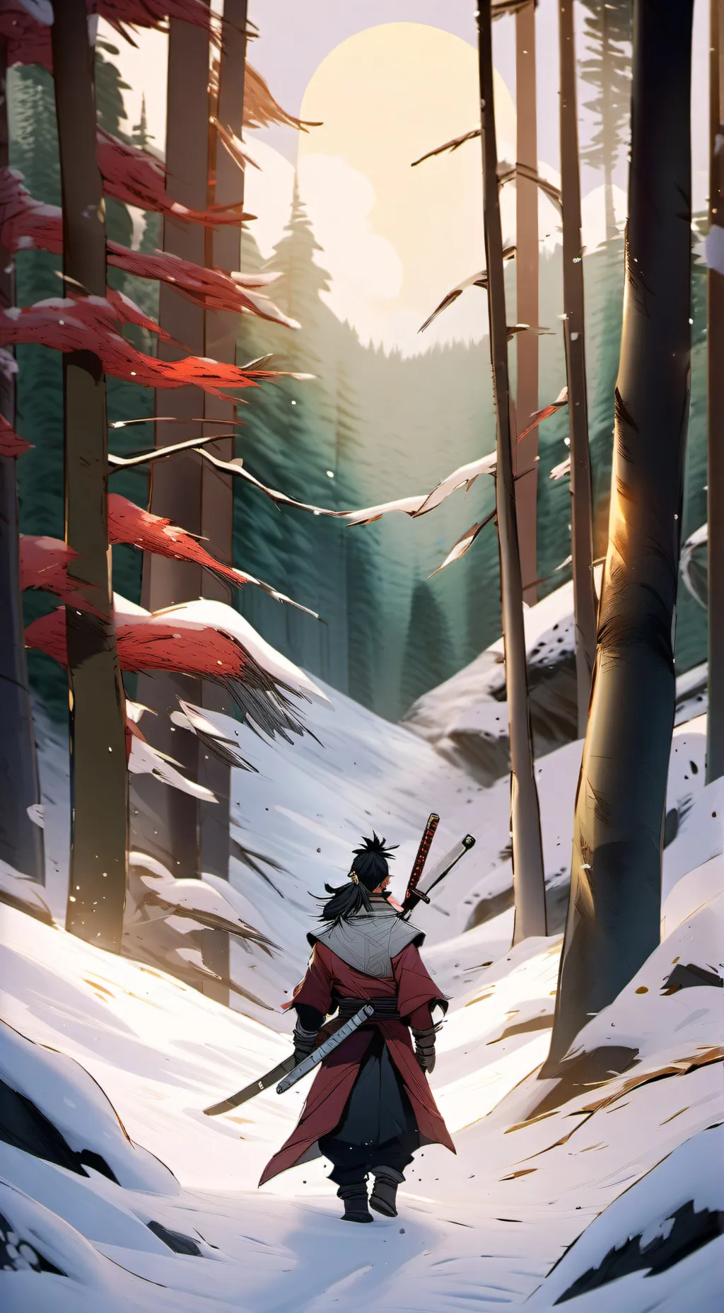 ai character: Demon slayer  background