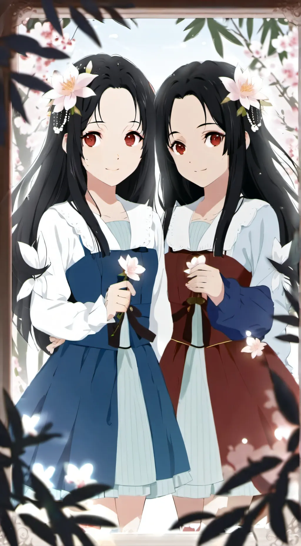 ai character: Evelin y katerin💞 background